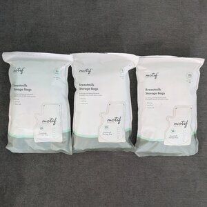 ( 3 ) Motif Medical Breast Milk Storage Bags, 90 Count | Total = 270 Bags NEW!!